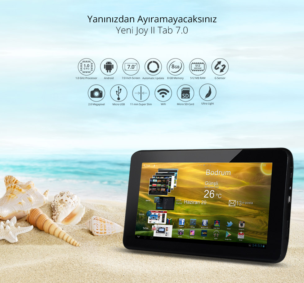 Piranha Joy 7 inç Tablet Bilgisayar Fırsatı Kaçırmayın!!!