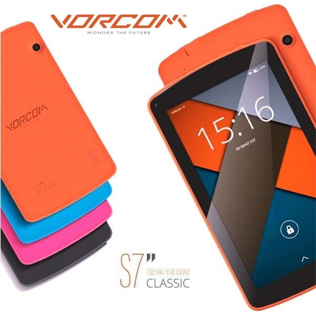 Vorcom S7" Tablet PC 2GB Ram 16GB HAFIZA - Siyah