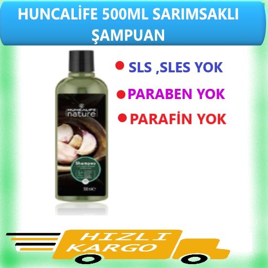 Huncalife Naturel Sarımsaklı Şampuan 500 ml