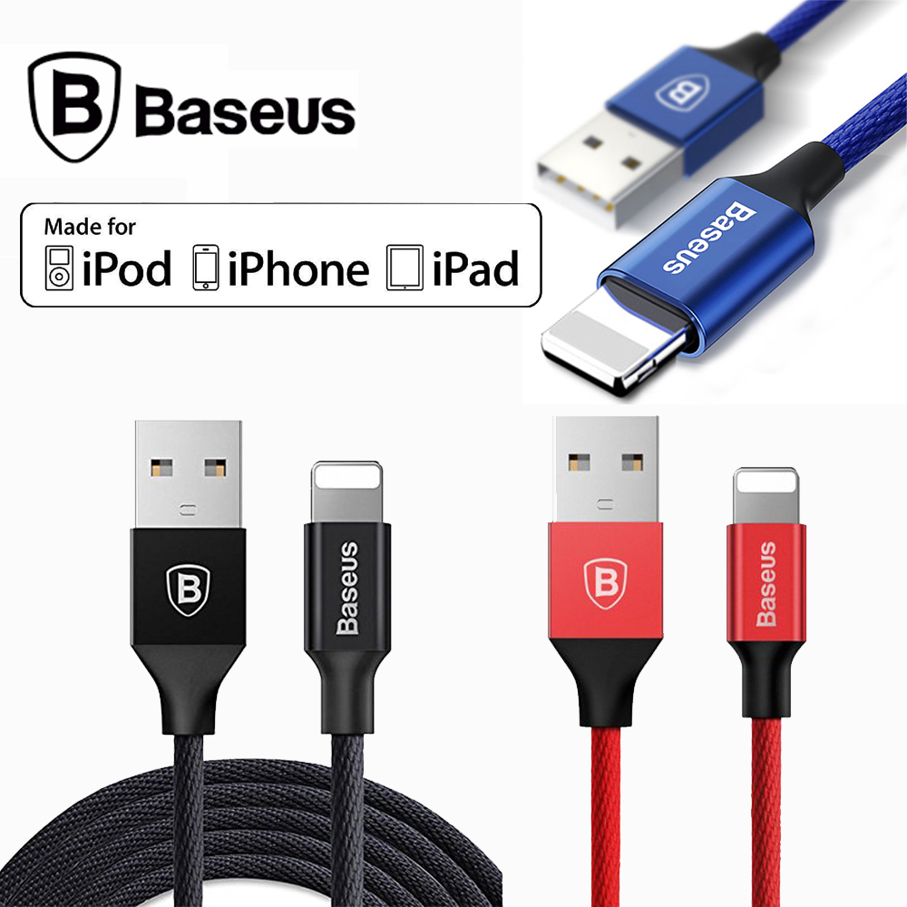 BASEUS iPad iPhone Kablo USB Lightning Data ve Hızlı Şarj Kablosu