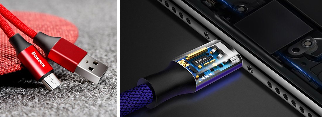Baseus Yiven Micro USB 1 Metre Şarj Kablosu