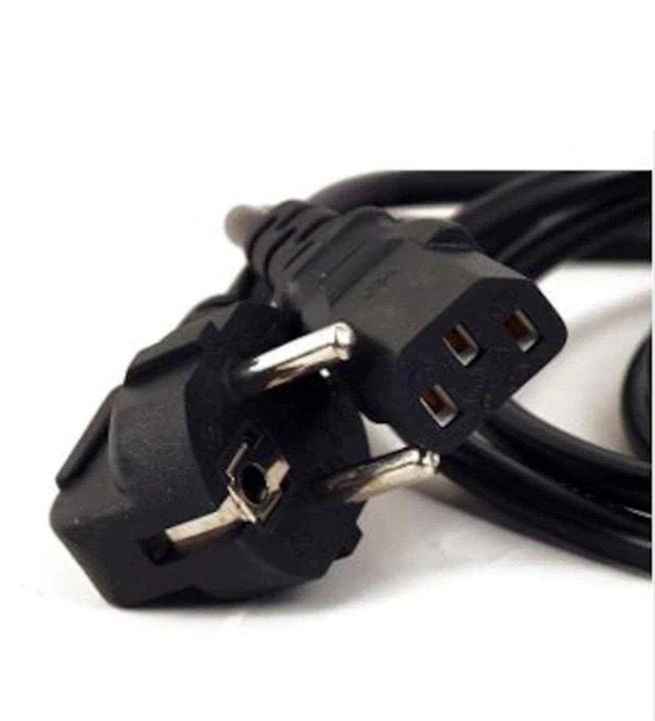 1.5 Metre Power Kablo Bilgisayar Pc Güç Elektrik Kablosu Fiyatları ve