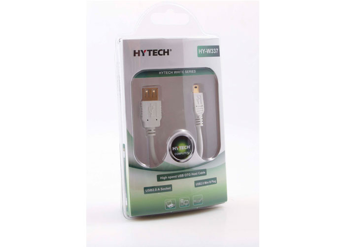 Hytech Hy-W337 Usb Af To Mini Usb 5Pin Bm 15Cm Otg Çevirici Kablo