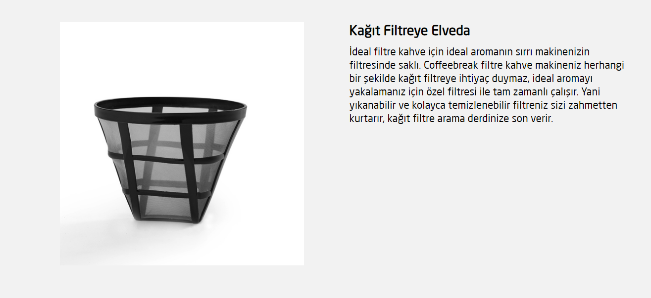 Homend Coffeebreak 5006 Filtre Kahve Makinesi