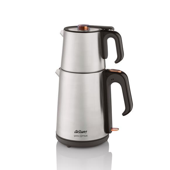 Arzum Heptaze Ar3023 İnox Paslanmaz Çelik Çay Makinesi