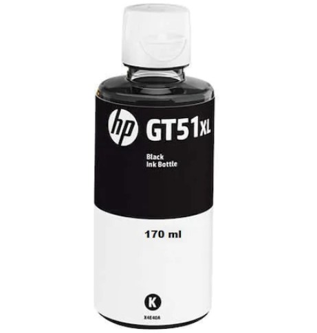HP GT51XL 170 ML Orijinal Siyah Mürekkep Kartuşu
