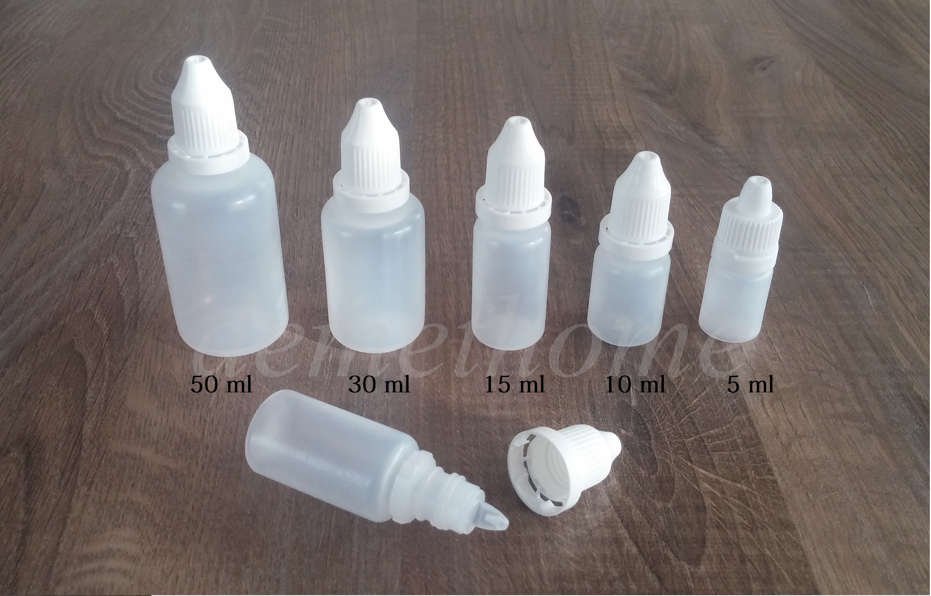 Plastik Şişe,Likit Şişesi,Boş Şişesi, 5-10-15-30-50 ml