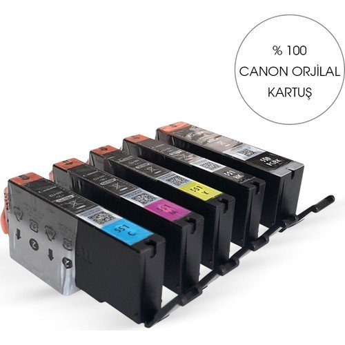Canon Pgı 550/Cli 551 1 Takım Orijinal 5 Renk Kartuş
