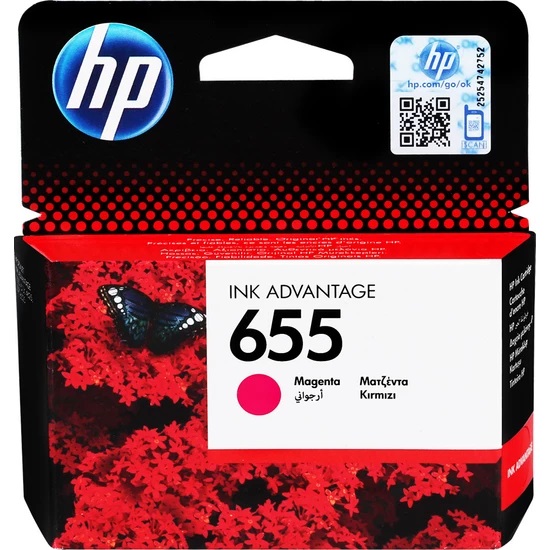 Hp 655 Kırmızı Kartuş Deskjet İnk Advantage 4625