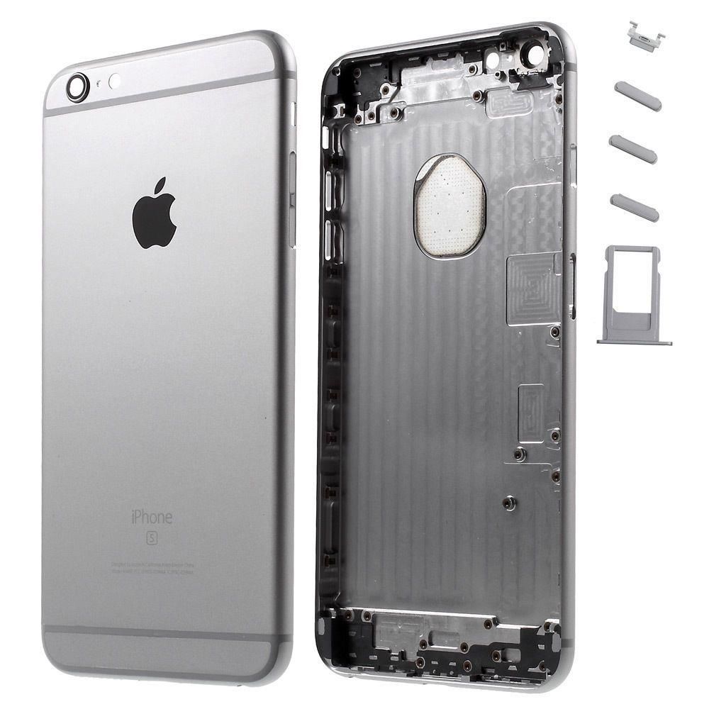 Apple İphone 6s Boş Kasa Kapak Pil Kapağı Arka Kapak Gri