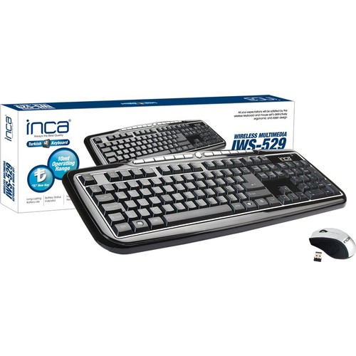 Inca IWS-529 2.4 Ghz Kablosuz Klavye ve Mouse Seti