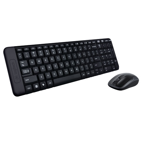 LOGITECH MK220 Kablosuz Q Trk Siyah Multimedya Klavye Mouse Set