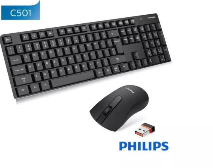 Philips C501 SPT6501B/00 Kablosuz Q Klavye Mouse Set