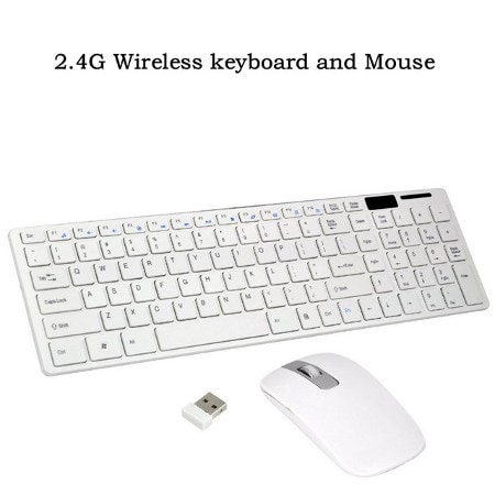 ✅kablosuz klavye mouse seti 2.4 ghz wireless tv pc uyumlu pl-374