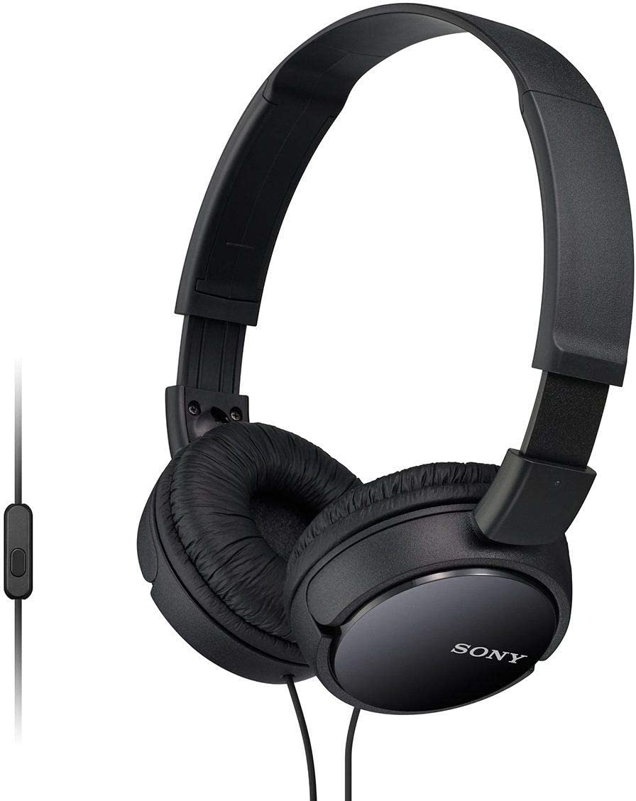 Sony MDR-ZX110APB Mikrofonlu Kulak Üstü Kulaklık Siyah