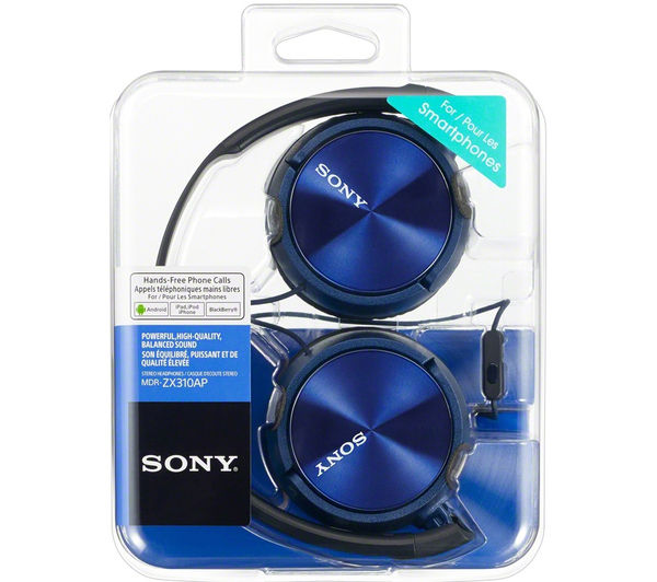 Sony MDR-ZX310APL Kulaküstü Mavi Kulaklık