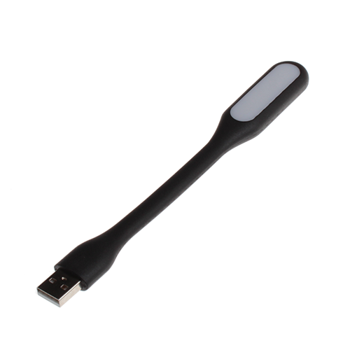 USB Led Işık Esnek Okuma Lamba - Siyah