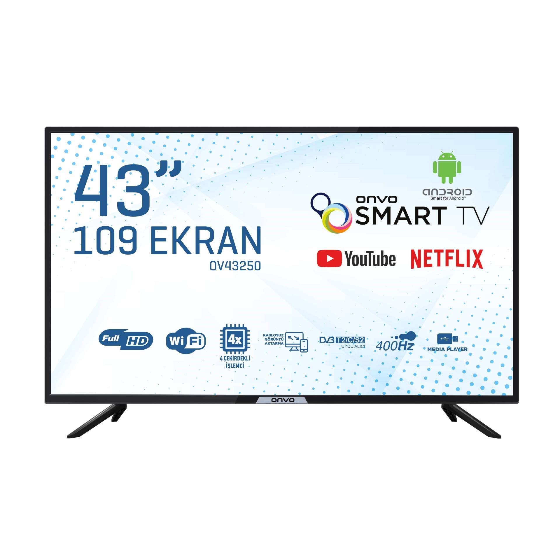Onvo OV43250 43" Full HD Android Smart LED TV