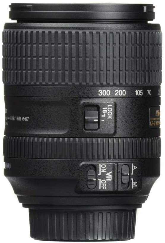 Nikon AF-S DX Nikkor 18-300 MM F/3.5-5.6G ED VR Lens (Karfo Karacasulu Garantili)