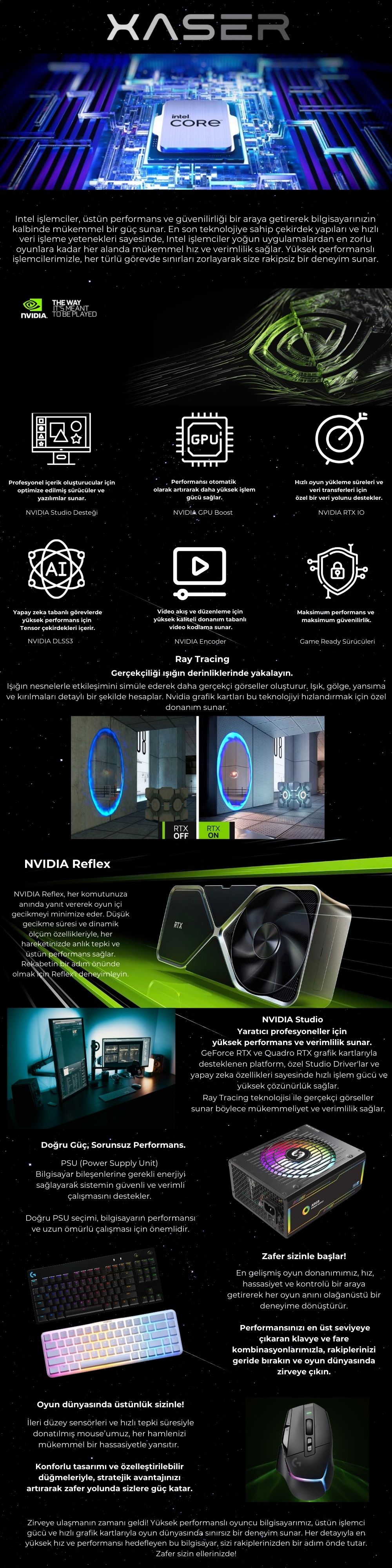 Xaser XSR880 i7-12700F 16 GB 512 GB M.2 NVMe SSD 12 GB RTX3060 Free Dos ...