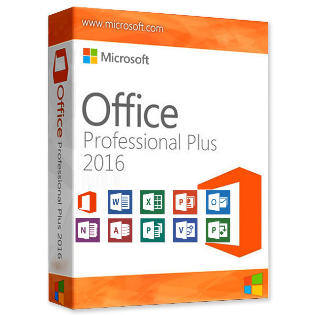 Microsoft Office Pro Professional Plus 2016 32&64Bit 7/24 Teslim