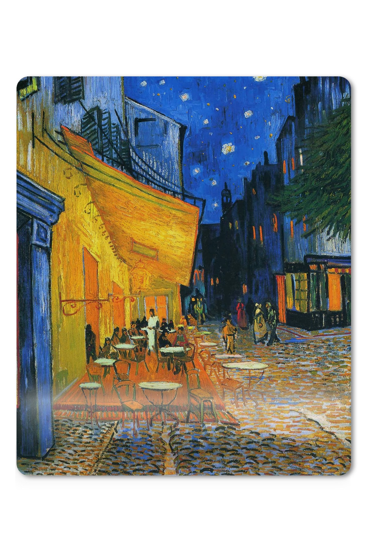 Van Gogh Cafe Teras Bilek Destekli Mouse Pad