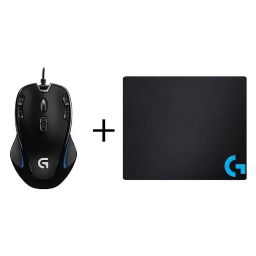 Logitech G300s Oyuncu Mouse+Mousepad+Sticker+Bardak Altlığı