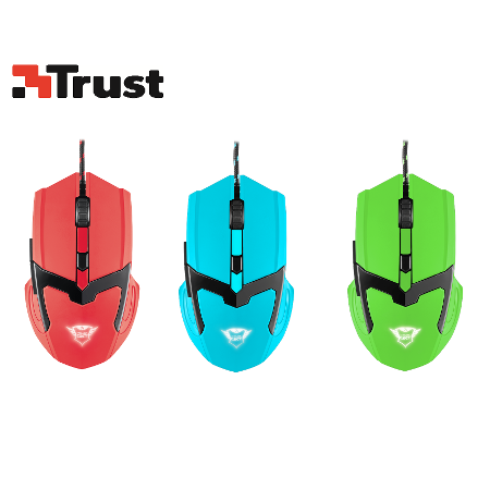 Trust 22391 Gxt 101 Spectra Neon Kırmızı Optik Gaming Mouse