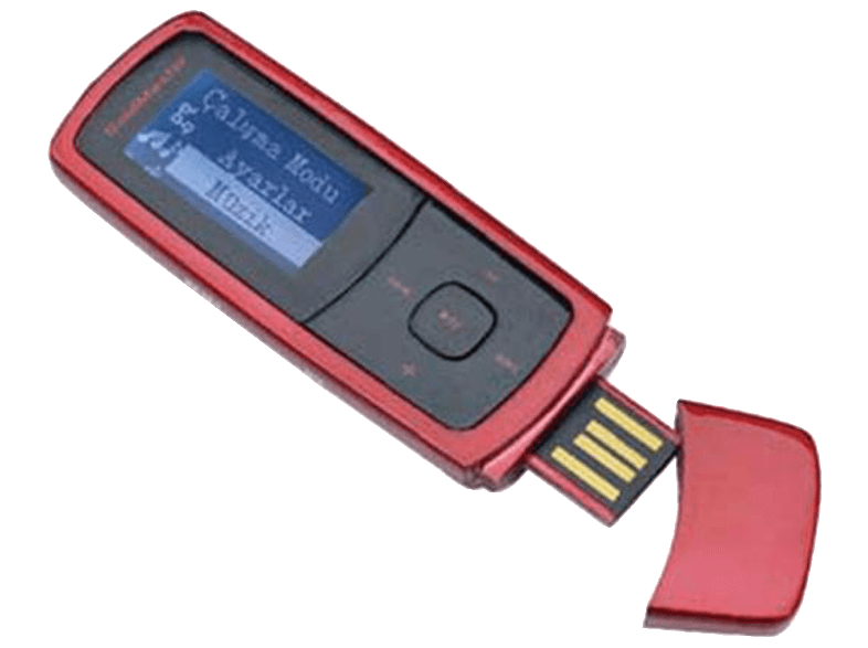 GOLDMASTER MP3-294 4GB Ses Kayıt + MP3 Çalar kırmızı