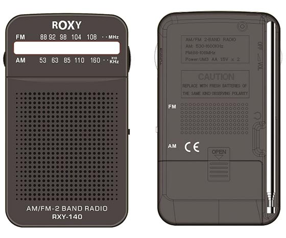 Deprem Radyosu - Roxy RXY-140 FM Cep Radyo