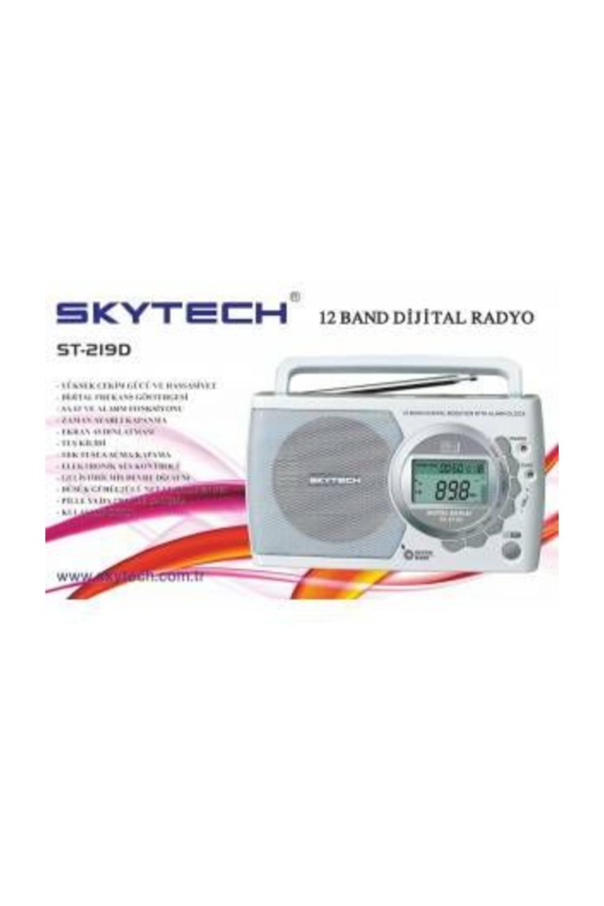 SKYTECH St-219d 12 Band Digital Radyo RADYO-SKYT-034