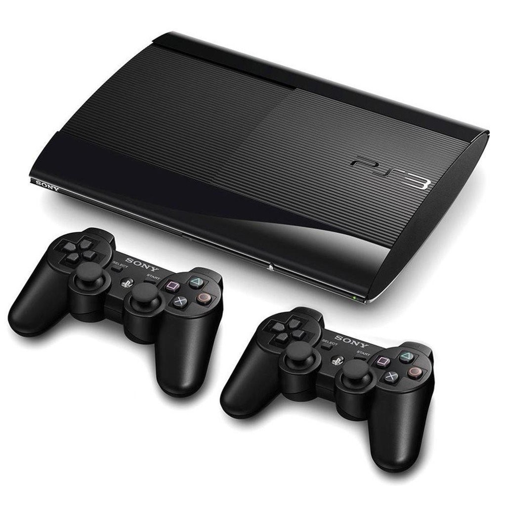 Sony Playstation 3 Super Slim 500 GB 60 Oyun Yüklü Konsol+2 Kol (Teşhir)