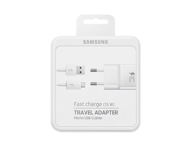 SAMSUNG MİCRO USB TRAVEL ADAPTER fast charge (15w) SAMSUNG GARANT