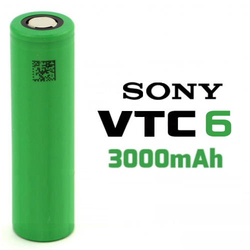 SONY VTC6 18650 3.7V 3000mAh Li-ion Şarjlı Pil