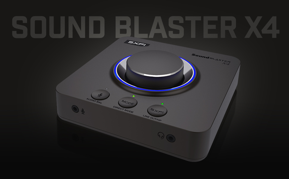 ses blaster x4 harici usb dac ve amfi ses kartı