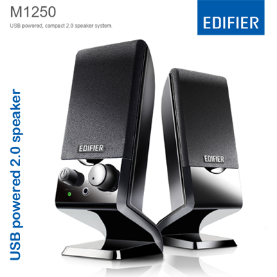 Edıfıer Multimedia Series m1250 1.2w Rms Usb Hoparlör Siyah