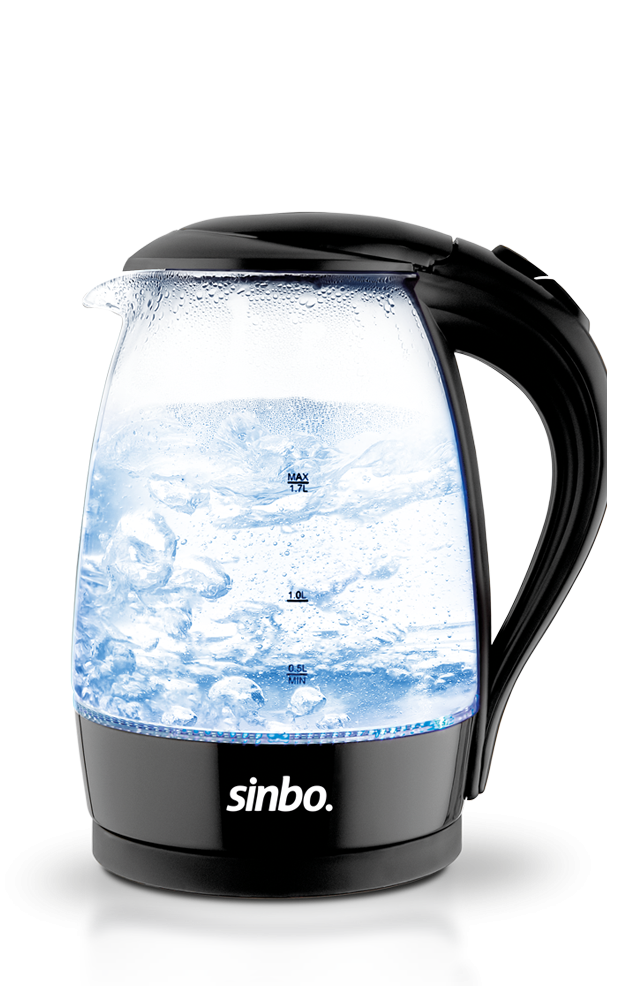 Sinbo SK-7338 1700 ML Cam Kablosuz Işıklı Su Isıtıcı Kettle