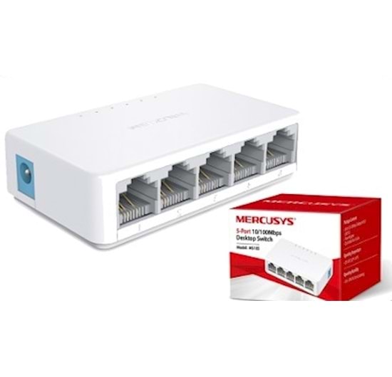 Tp-Link Mercusys MS105 5 Port 10/100 Switch Ethernet Çoklayıcı