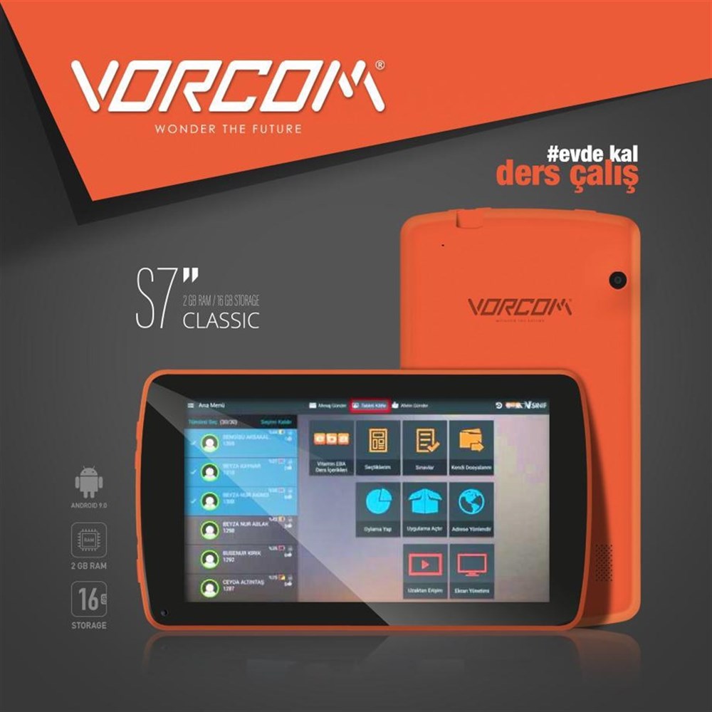Vorcom S7 Classic 2 GB 16 GB 7" Tablet