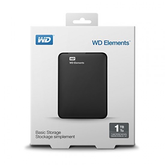 WD Elements 1TB 2.5&#39 USB 3.0 WDBUZG0010BBK Taşınabilir Disk