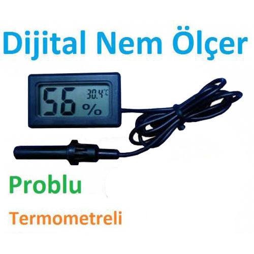 Kuluçka Makinası için Problu Termometre Sıcaklık, Nem ölçer
