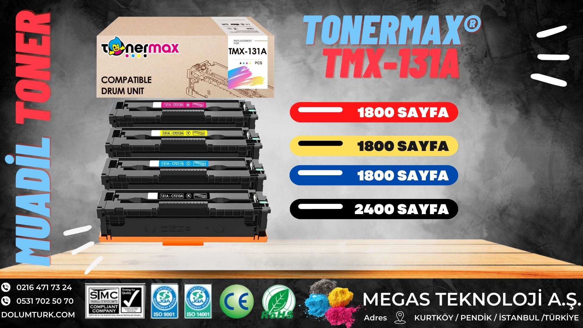 TonerMAX® 131A MUADİL TONER