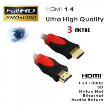 HASIR 1.4 VERSİYON 3 MT HDMI KABLO FULL HD 3D PS