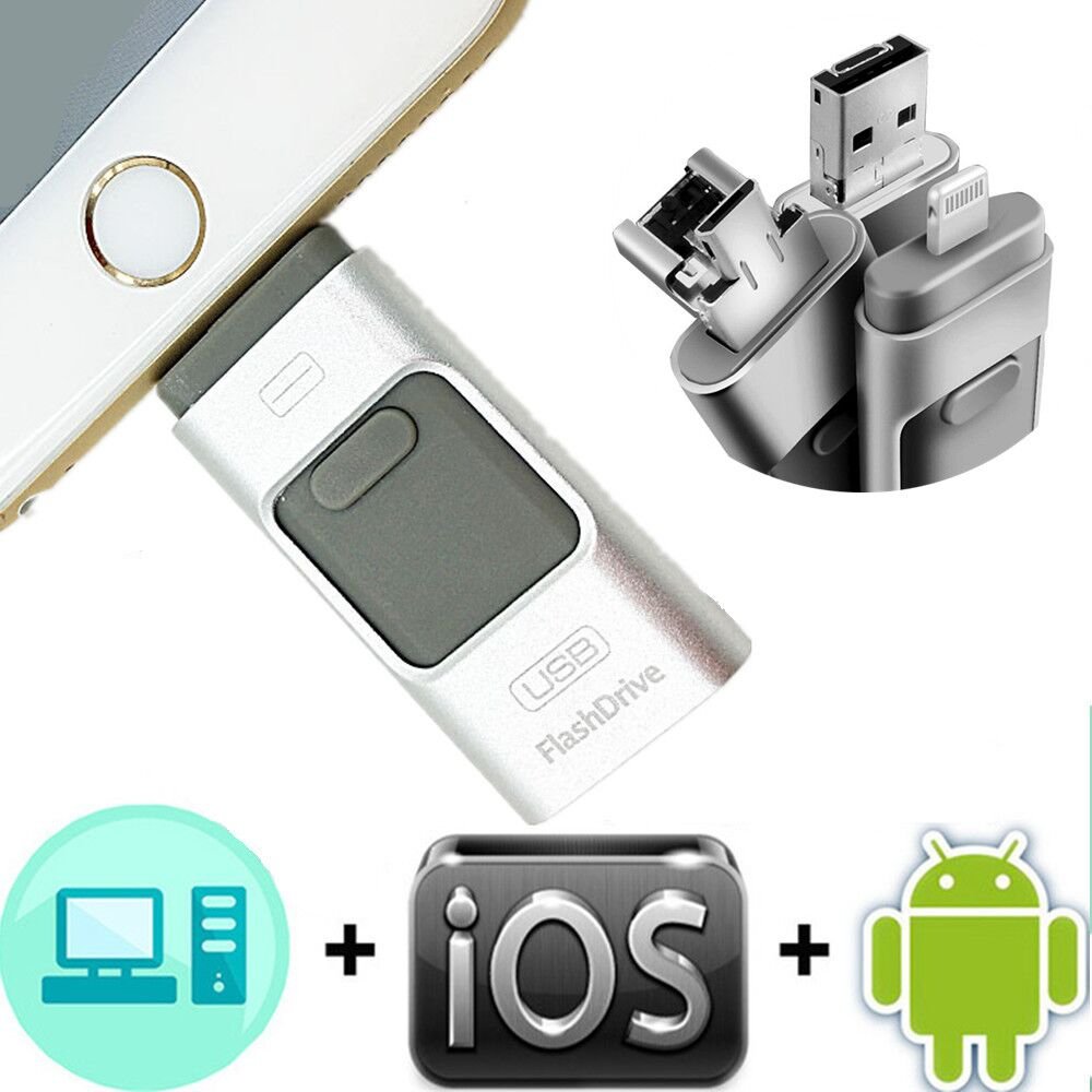 Flash Drive iPhone-X-8- 5-6-7 Mac/Android/Win 32 GB OTG Usb