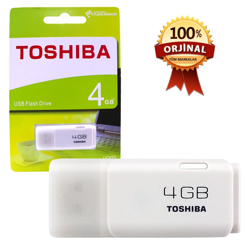 TOSHIBA 4 GB USB FLASH DİSK ORJİNAL