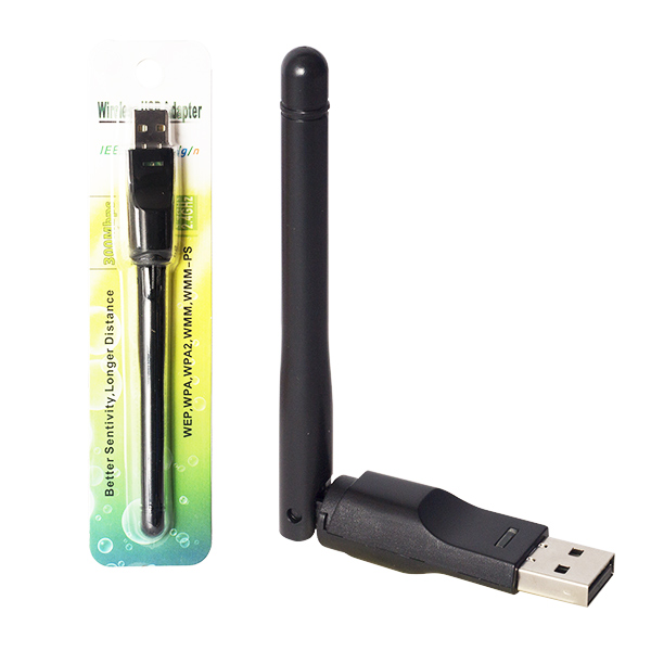 FULLY USB ANTENLİ 802.11N WİFİ 7601 CHIPSET 2.4GHZ 5DB 150 MBPS