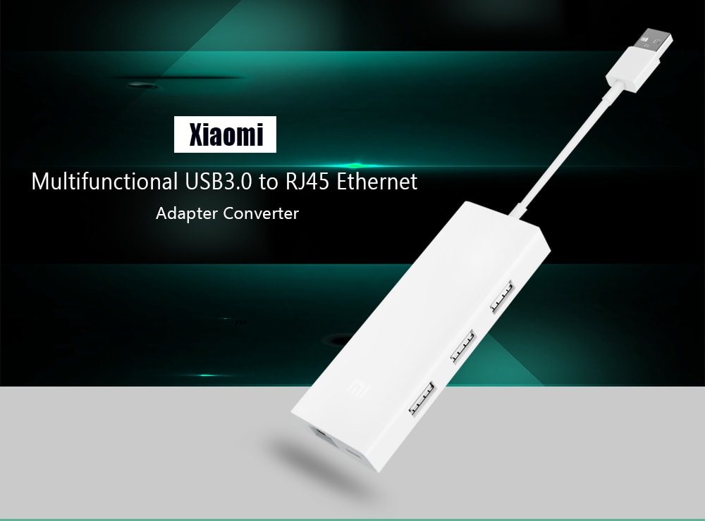 Xiaomi USB3.0 - RJ45 Ethernet Adaptörü Dönüştürücü / USB Hub