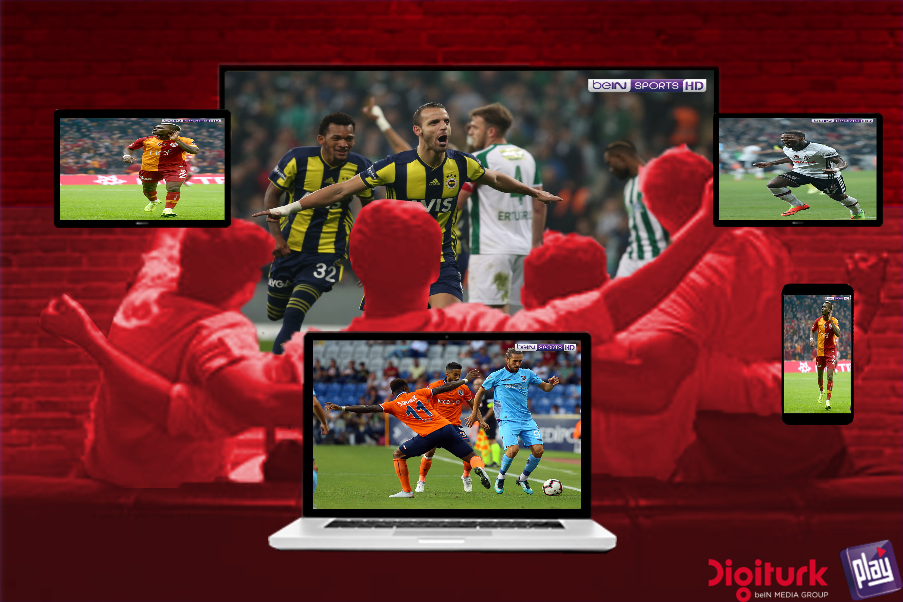 Aylık Digiturk Play Süper Lig Paketi (4 Ekran)