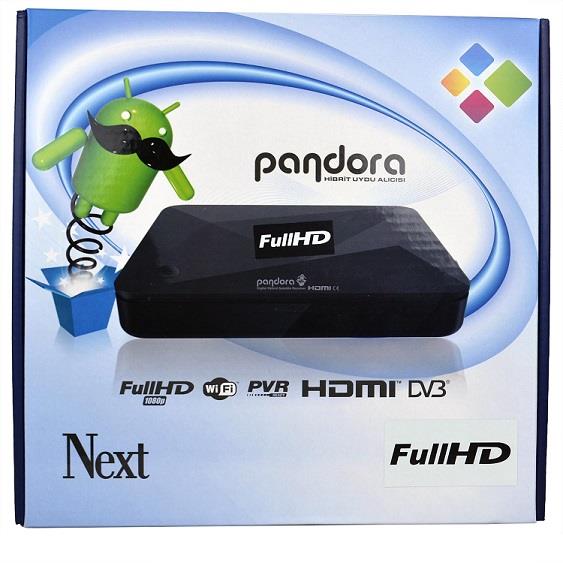 Next Pandora Slim Full Hd Android Hibrit Uydu Alıcısı 1080P HD