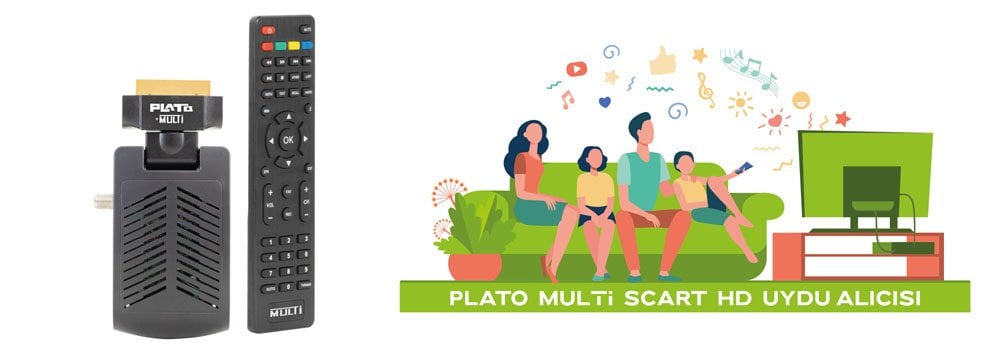 Plato Multi MiniScart HD Uydu Alıcısı